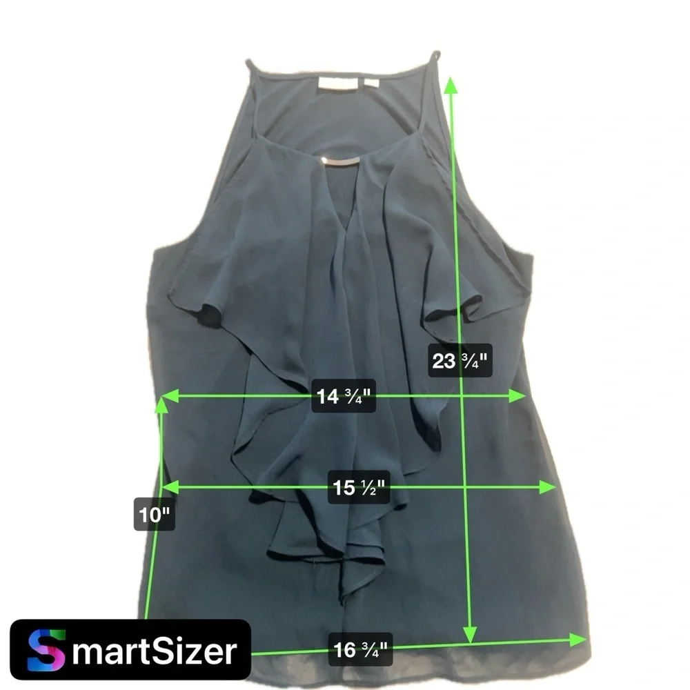 New York and Company Teal Woven Sleeveless Camisole Size M - Picture 8 of 8